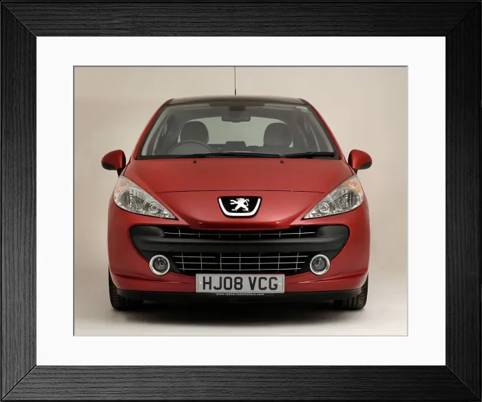 Framed Print : 2008 Peugeot 207 Framed Print : 2008 Peugeot 207