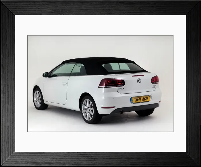Framed Print : 2011 VW Golf Tdi Cabriolet Framed Print : 2011 VW Golf Tdi Cabriolet