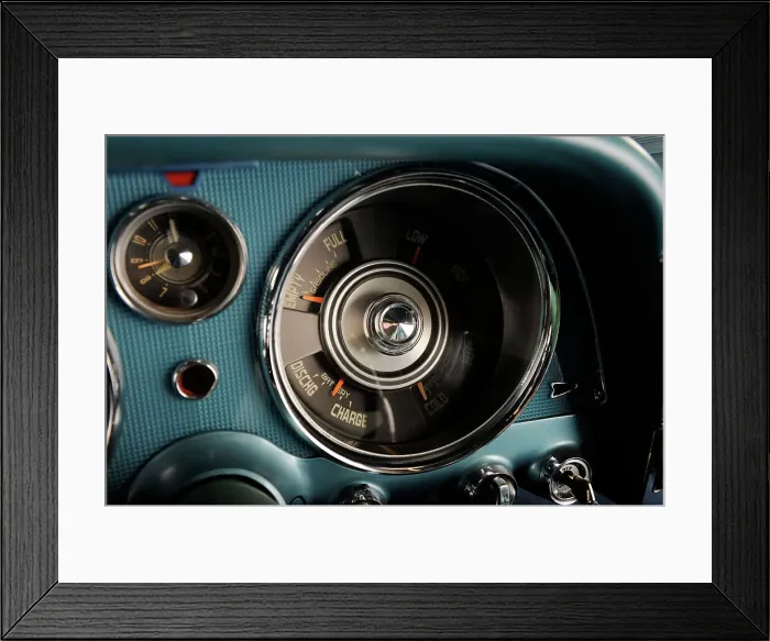 Framed Print : Chrysler Imperial 1957 ex Howard Hughes. Artist: Simon Clay Framed Print : Chrysler Imperial 1957 ex Howard Hughes. Artist: Simon Clay