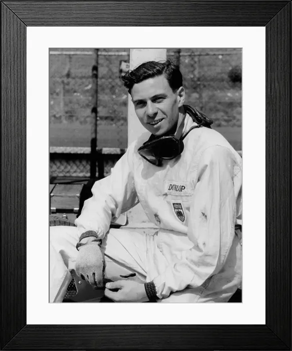 Framed Print : Jim Clark, (c1960?) Framed Print : Jim Clark, (c1960?)