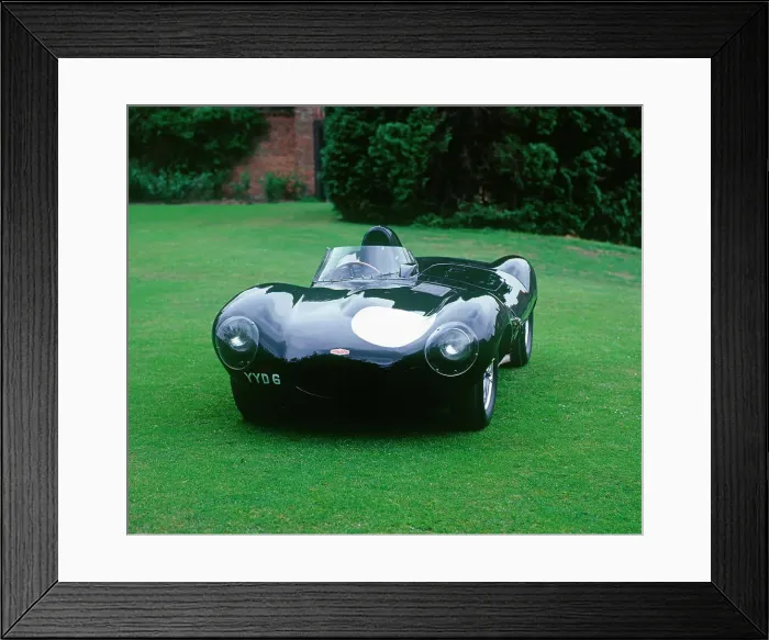 Framed Print : 1955 Jaguar D type Framed Print : 1955 Jaguar D type