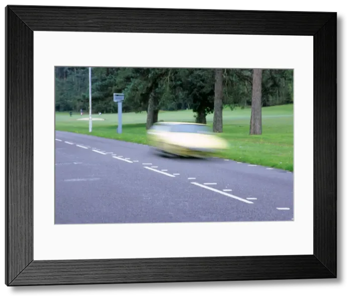 Framed Print : Speed Camera and road markings Framed Print : Speed Camera and road markings