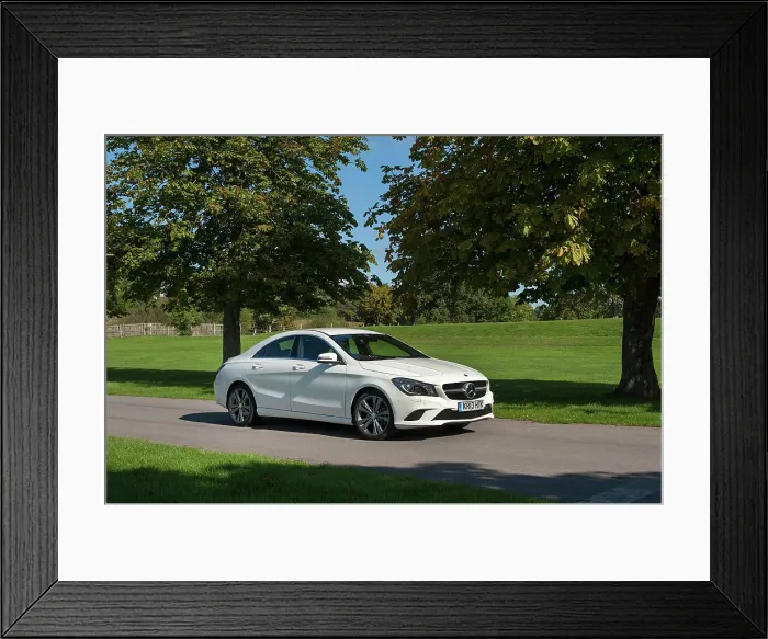 Framed Print : 2013 Mercedes Benz CLA 180 Sport Framed Print : 2013 Mercedes Benz CLA 180 Sport