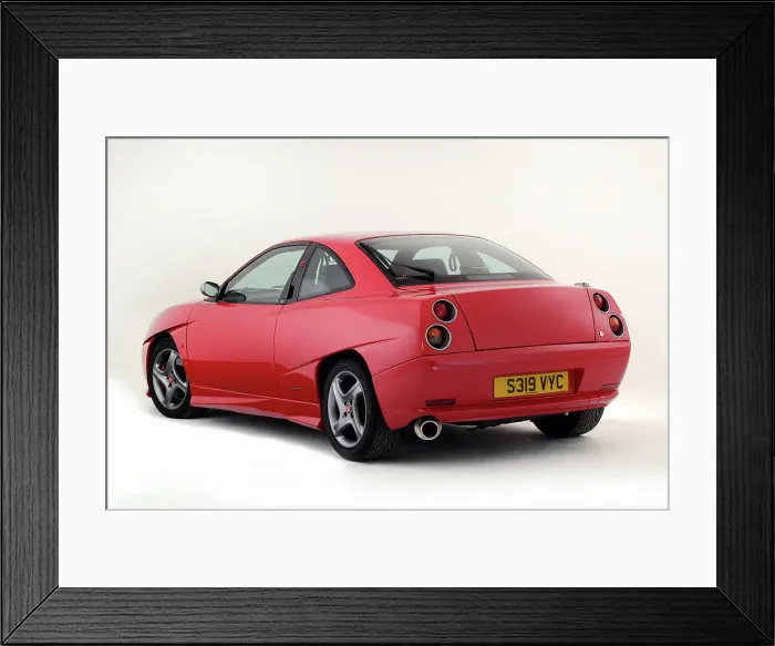 Framed Print : 1998 Fiat Coupe