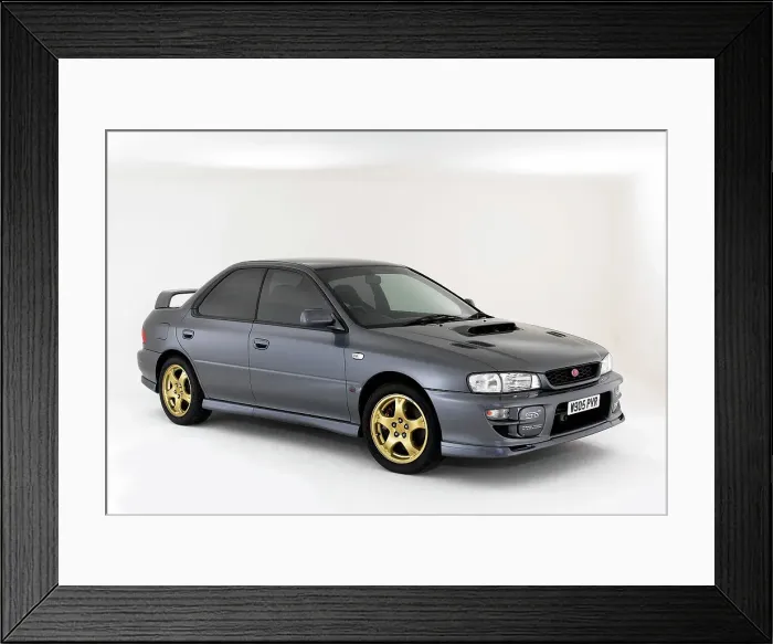 Framed Print : 2000 Subaru Impreza Sti Framed Print : 2000 Subaru Impreza Sti