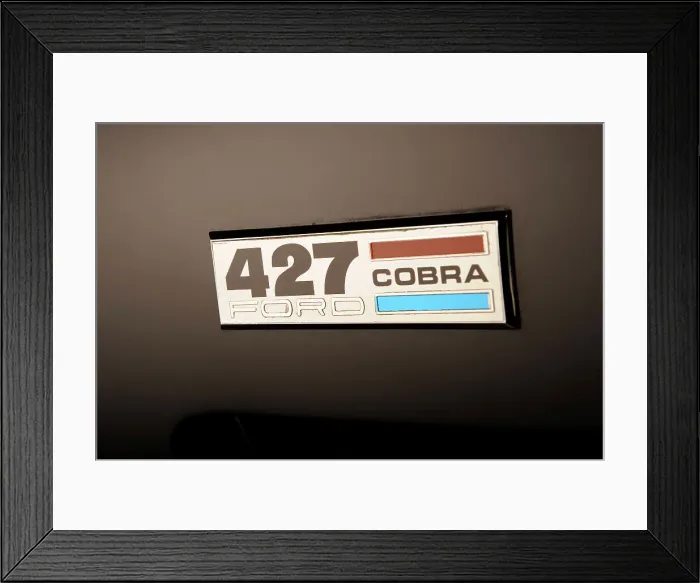 Framed Print : AC Cobra 427 1966. Artist: Simon Clay Framed Print : AC Cobra 427 1966. Artist: Simon Clay