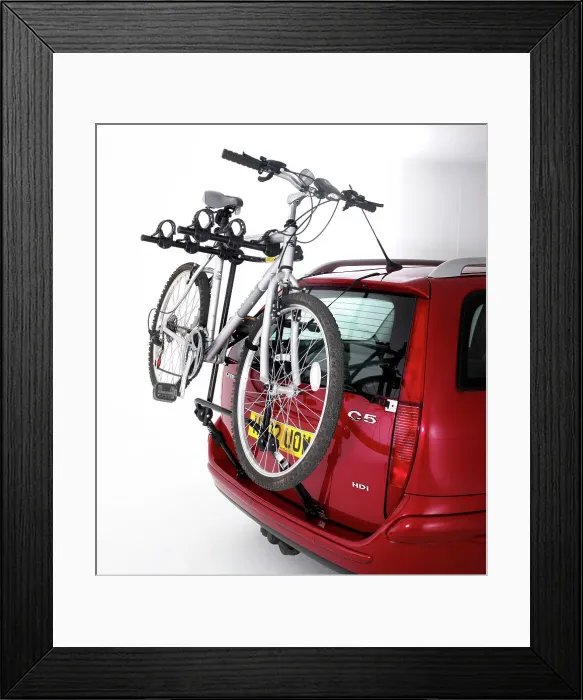 Framed Print : Rear mounted cycle rack Framed Print : Rear mounted cycle rack