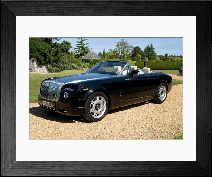 Framed Print : 2009 Rolls Royce Phantom Drophead Coupe Framed Print : 2009 Rolls Royce Phantom Drophead Coupe