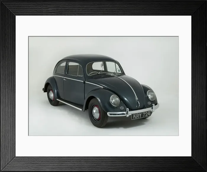 Framed Print : 1953 Volkswagen Beetle Export Framed Print : 1953 Volkswagen Beetle Export