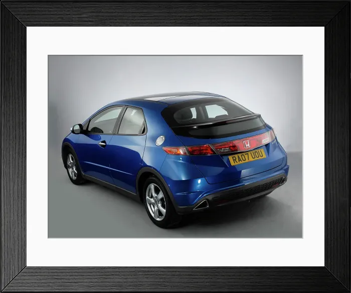 Framed Print : 2007 Honda Civic Framed Print : 2007 Honda Civic
