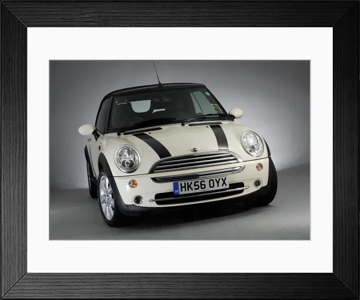 Framed Print : 2006 Mini Cooper Convertible Framed Print : 2006 Mini Cooper Convertible