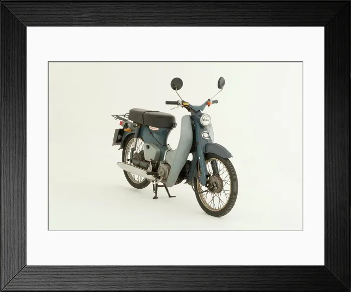 Framed Print : 1964 Honda C50 scooter Framed Print : 1964 Honda C50 scooter