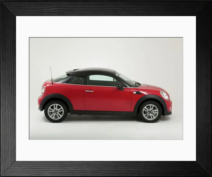 Framed Print : 2012 Mini Coupe Cooper Framed Print : 2012 Mini Coupe Cooper