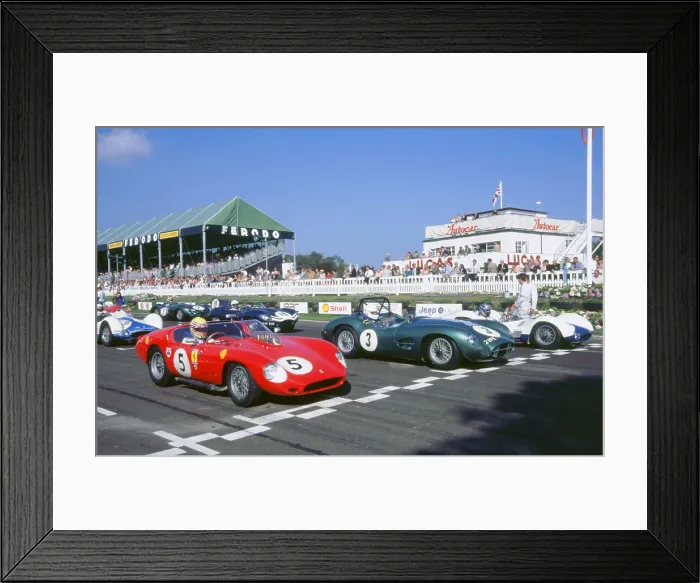 Framed Print : 1998 Goodwood revival meeting.Start of Lavant Cup Framed Print : 1998 Goodwood revival meeting.Start of Lavant Cup