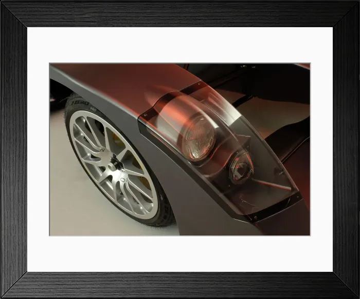Framed Print : Caparo T1 2006. Artist: Simon Clay Framed Print : Caparo T1 2006. Artist: Simon Clay