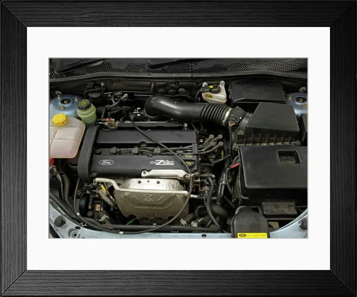 Framed Print : 2004 Ford Focus 1.8 Zetec Framed Print : 2004 Ford Focus 1.8 Zetec