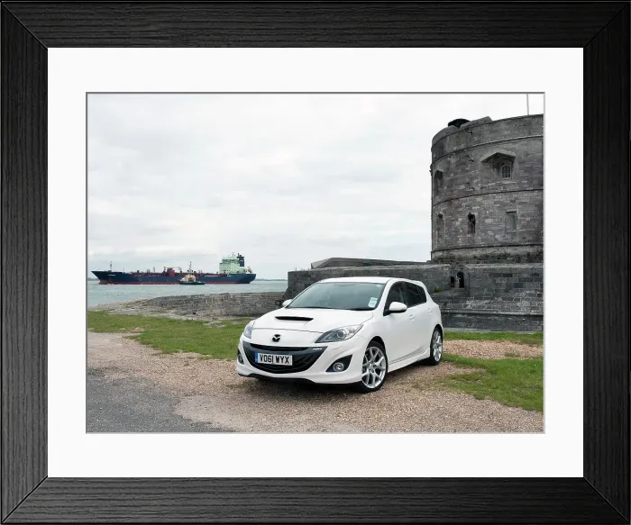 Framed Print : 2012 Mazda 3 MPS