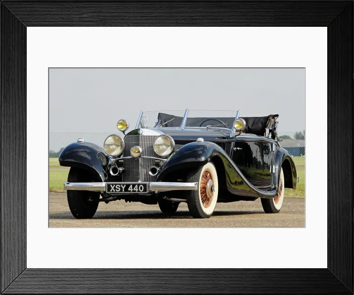 Framed Print : 1935 Mercedes Benz 500K Framed Print : 1935 Mercedes Benz 500K