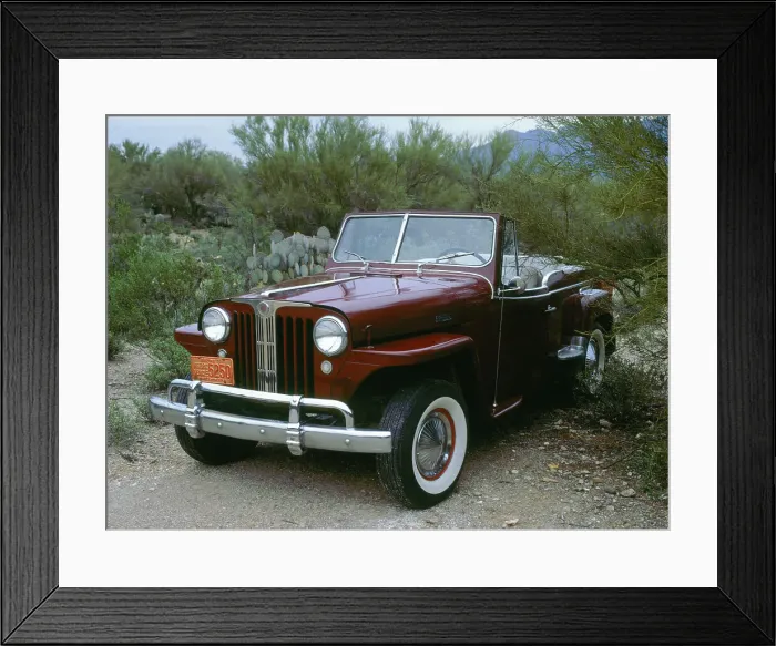 Framed Print : 1948 Willys Jeepster Framed Print : 1948 Willys Jeepster