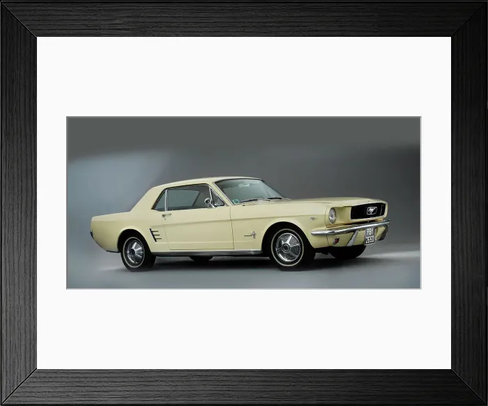 Framed Print : 1966 Ford Mustang 289 Framed Print : 1966 Ford Mustang 289