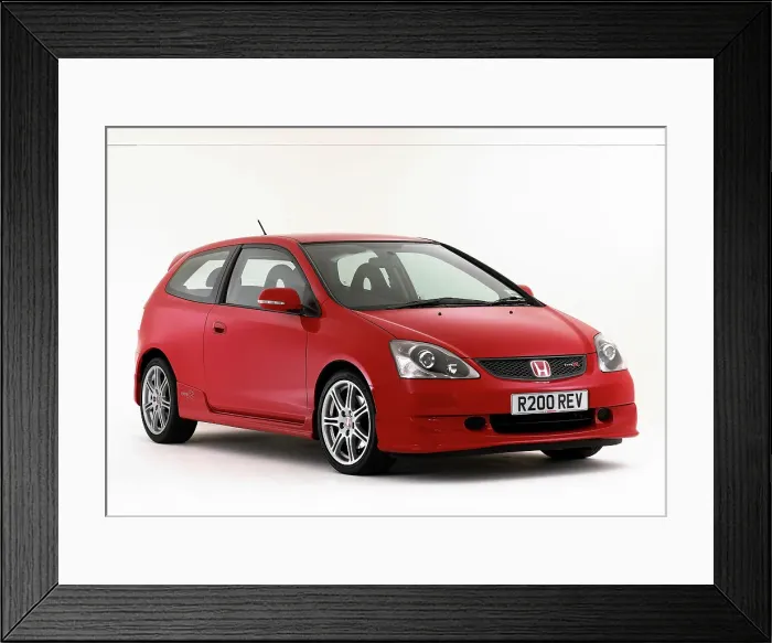 Framed Print : 2005 Honda Civic Type R Framed Print : 2005 Honda Civic Type R
