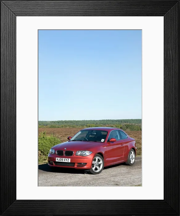 Framed Print : 2009 BMW 123d Framed Print : 2009 BMW 123d