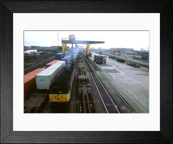 Framed Print : Southampton Docks 2001 Framed Print : Southampton Docks 2001