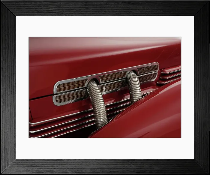 Framed Print : 1937 Cord Westchester Sedan