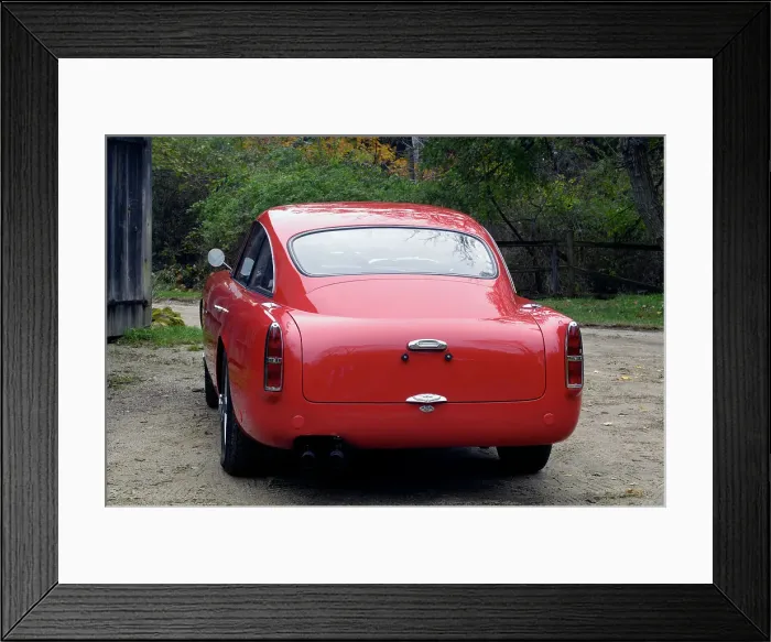Framed Print : Aston Martin DB4 GT by Touring 1960. Artist: Simon Clay Framed Print : Aston Martin DB4 GT by Touring 1960. Artist: Simon Clay