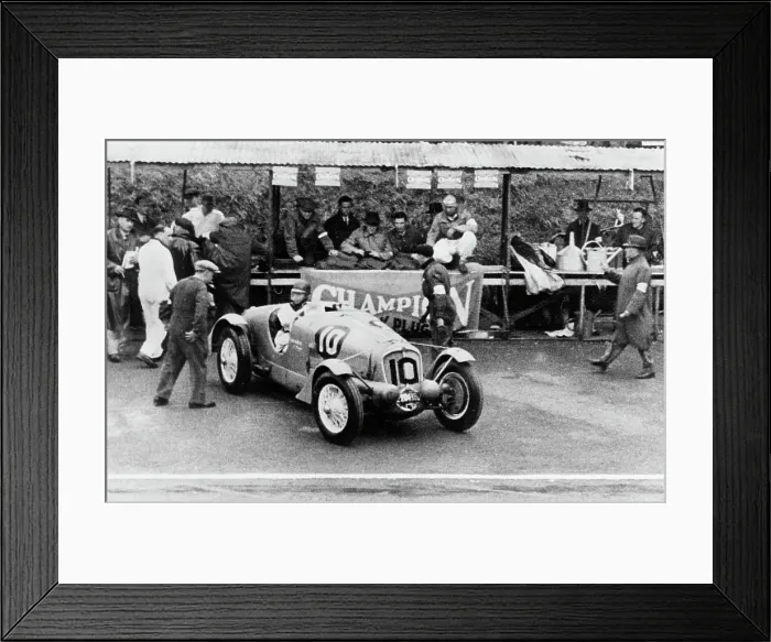 Framed Print : Delahaye 135S driven by Rene Le Begue and Nicolas Mahe, at the Ulster TT Ards 1936 Framed Print : Delahaye 135S driven by Rene Le Begue and Nicolas Mahe, at the Ulster TT Ards 1936