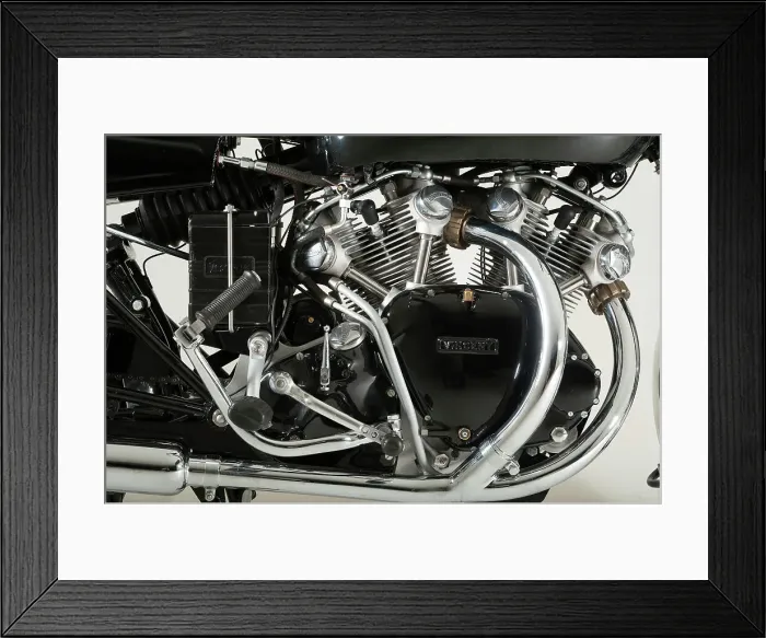 Framed Print : 1960 Vincent Black Shadow Framed Print : 1960 Vincent Black Shadow