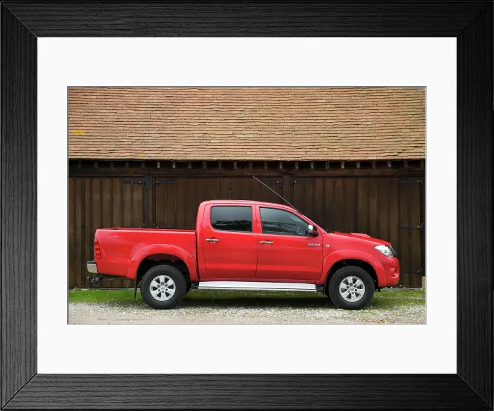 Framed Print : 2009 Toyota HiLux pick up truck Framed Print : 2009 Toyota HiLux pick up truck