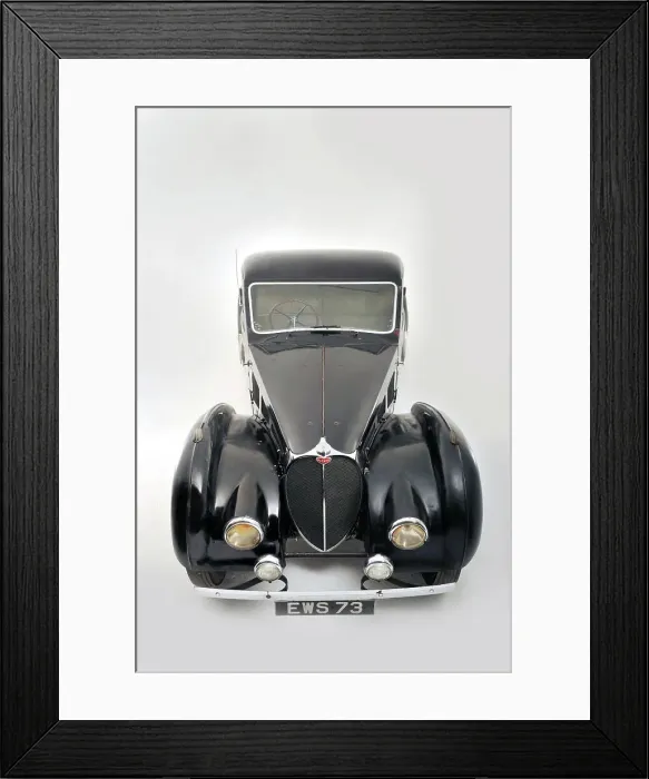 Framed Print : Bugatti type 57S 1937. Artist: Simon Clay Framed Print : Bugatti type 57S 1937. Artist: Simon Clay