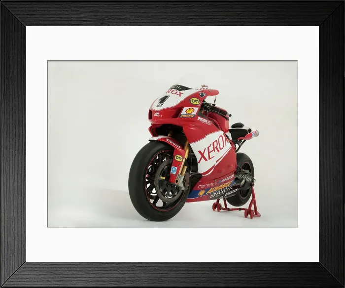 Framed Print : 2006 Ducati 999 Xerox, Troy Bayliss Superbike.Moto GP championship winner Framed Print : 2006 Ducati 999 Xerox, Troy Bayliss Superbike.Moto GP championship winner