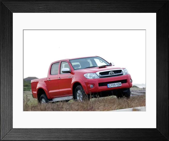 Framed Print : 2009 Toyota HiLux pick up truck Framed Print : 2009 Toyota HiLux pick up truck