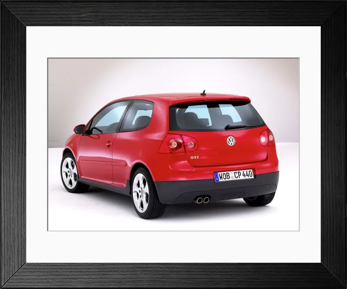 Framed Print : 2004 VW Golf Gti Framed Print : 2004 VW Golf Gti