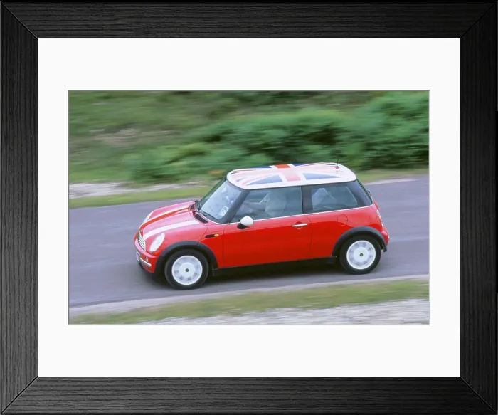 Framed Print : 2002 Mini Cooper Framed Print : 2002 Mini Cooper