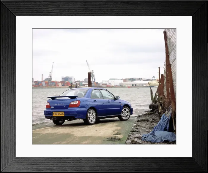 Framed Print : 2001 Subaru Impreza WRX Framed Print : 2001 Subaru Impreza WRX
