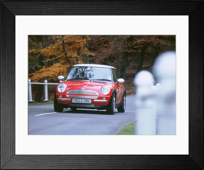 Framed Print : 2001 Mini Cooper Framed Print : 2001 Mini Cooper