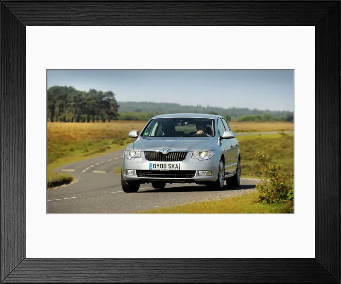 Framed Print : 2008 Skoda Superb Framed Print : 2008 Skoda Superb