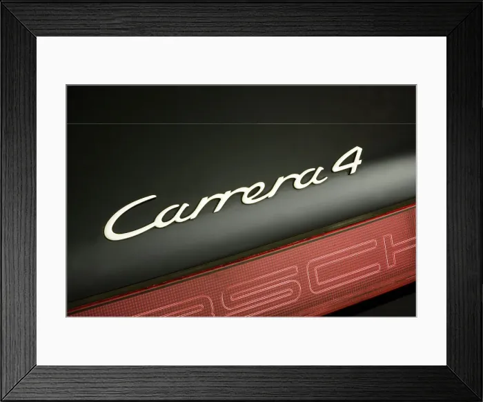Framed Print : 1991 Porsche 964 Carrera 4 Framed Print : 1991 Porsche 964 Carrera 4