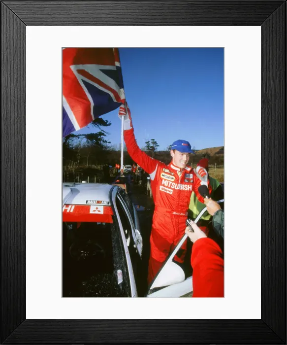 Framed Print : Richard Burns, winner 1999 Network Q rally Framed Print : Richard Burns, winner 1999 Network Q rally