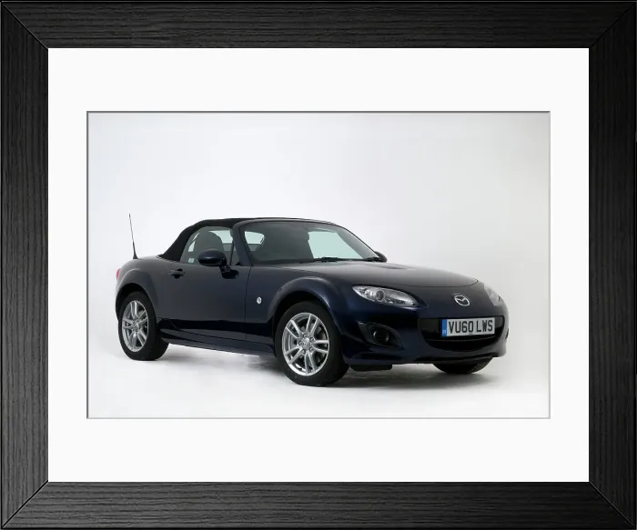 Framed Print : 2010 Mazda MX5