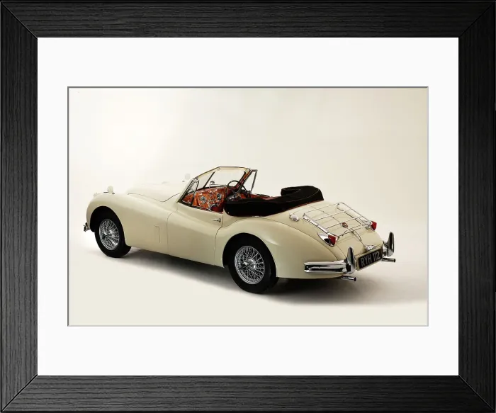 Framed Print : 1955 Jaguar XK140 Framed Print : 1955 Jaguar XK140
