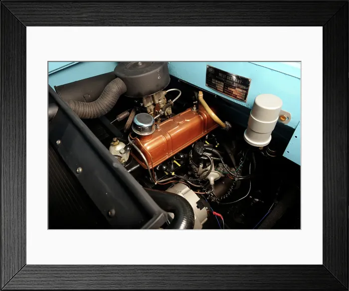 Framed Print : Amphicar 1966. Artist: Simon Clay Framed Print : Amphicar 1966. Artist: Simon Clay