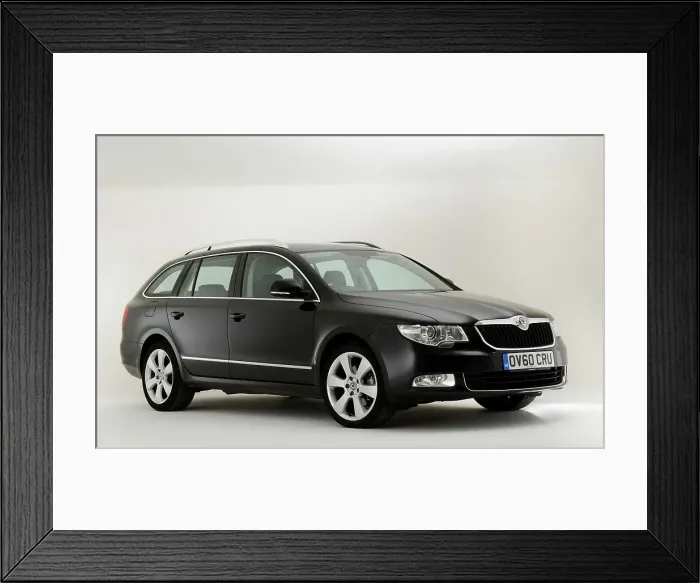 Framed Print : 2011 Skoda Superb Tsi Framed Print : 2011 Skoda Superb Tsi