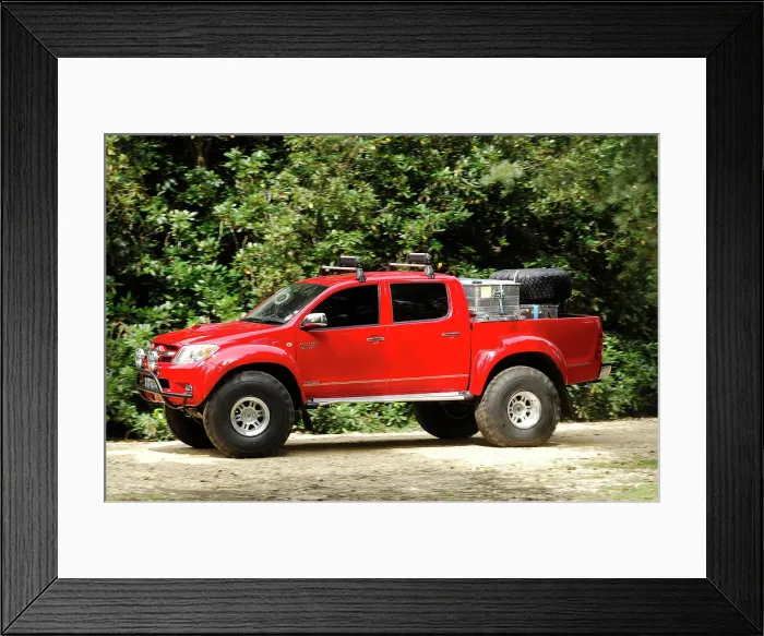 Framed Print : 2007 Toyota HiLux Arctic Explorer Framed Print : 2007 Toyota HiLux Arctic Explorer