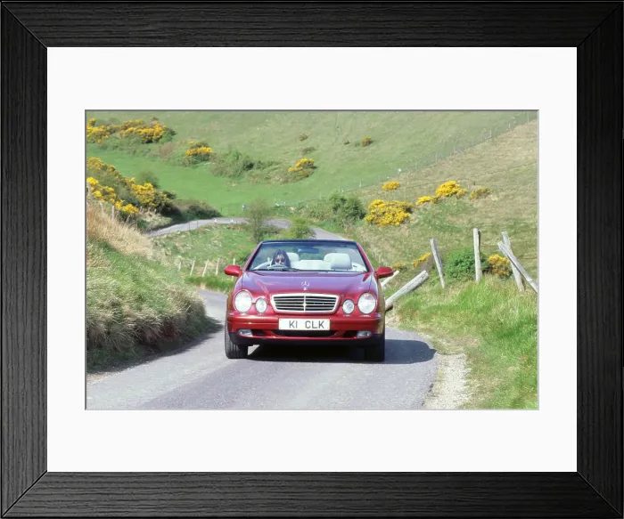 Framed Print : 1999 Mercedes Benz CLK 320 cabriolet Framed Print : 1999 Mercedes Benz CLK 320 cabriolet