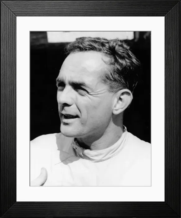 Framed Print : Phil Hill, racing driver, (c1957?) Framed Print : Phil Hill, racing driver, (c1957?)