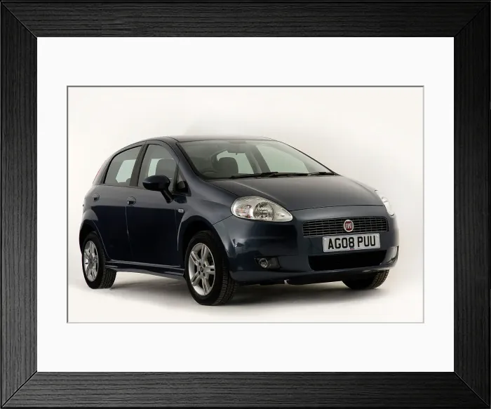 Framed Print : 2008 Fiat Punto Framed Print : 2008 Fiat Punto